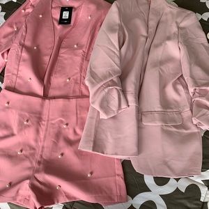 Pearl set with blazer